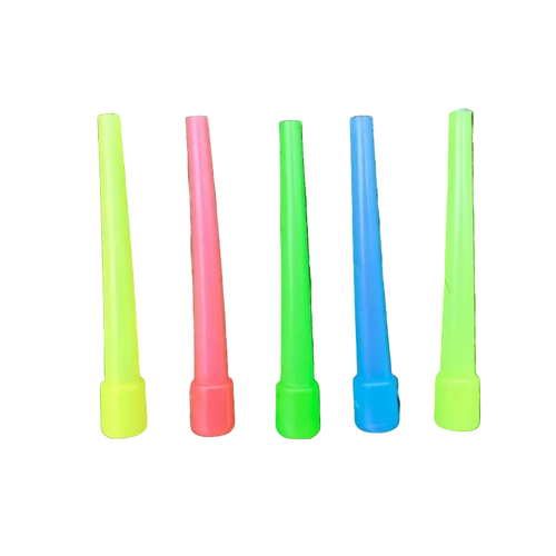 Disposable hookah mouth tips 9cm in mixed vibrant colors, single-use plastic mouthpieces for shisha hose hygiene, bulk pack for parties and lounges