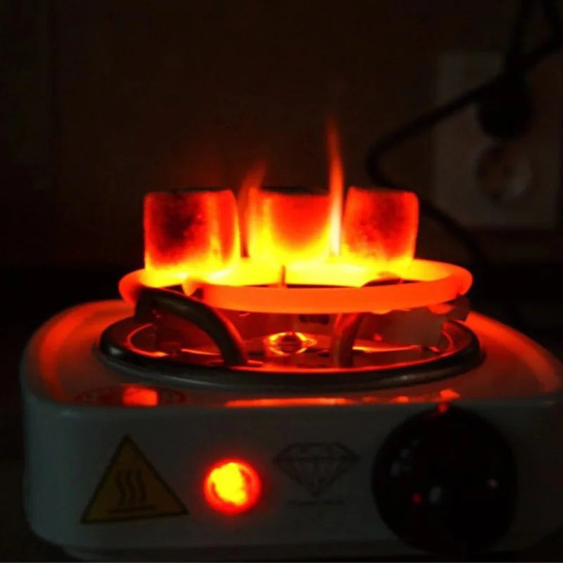 500W electric hookah charcoal burner hot plate for safe indoor shisha coal heating