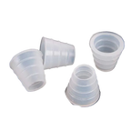 Close-up of premium silicone hookah hose grommets showing flexible rubber construction