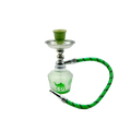 Portable mini bottle hookah with water filtration for travel and outdoor use