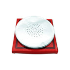 Metallic Aluminum Sheets for a hookah on a white background 