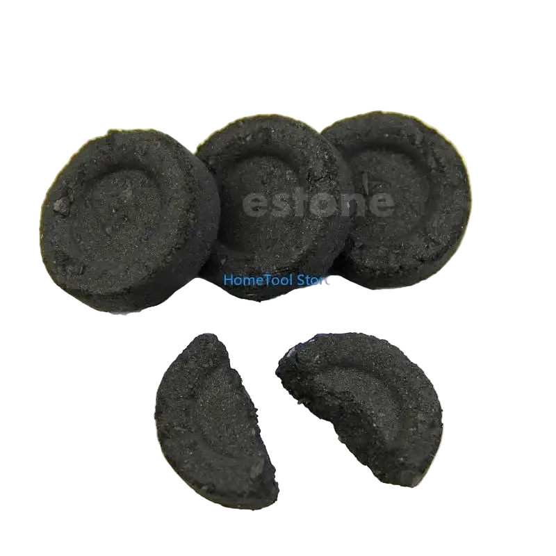 Quick-light hookah charcoal 4 pieces set, instant ignition coal with lighter or match, no burner needed, full display view