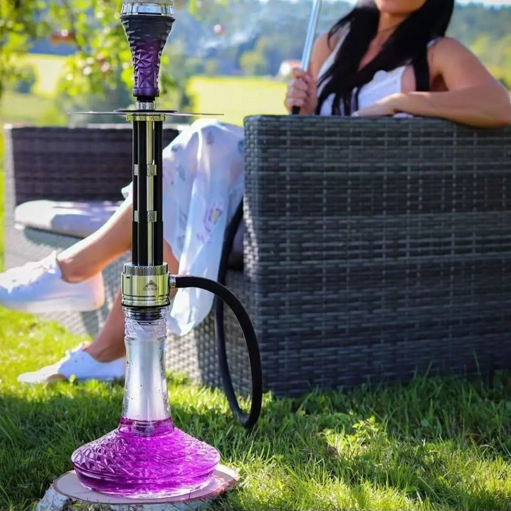 Terminator hookah complete set components, premium 304 stainless steel parts, professional grade shisha accessories, easy maintenance design