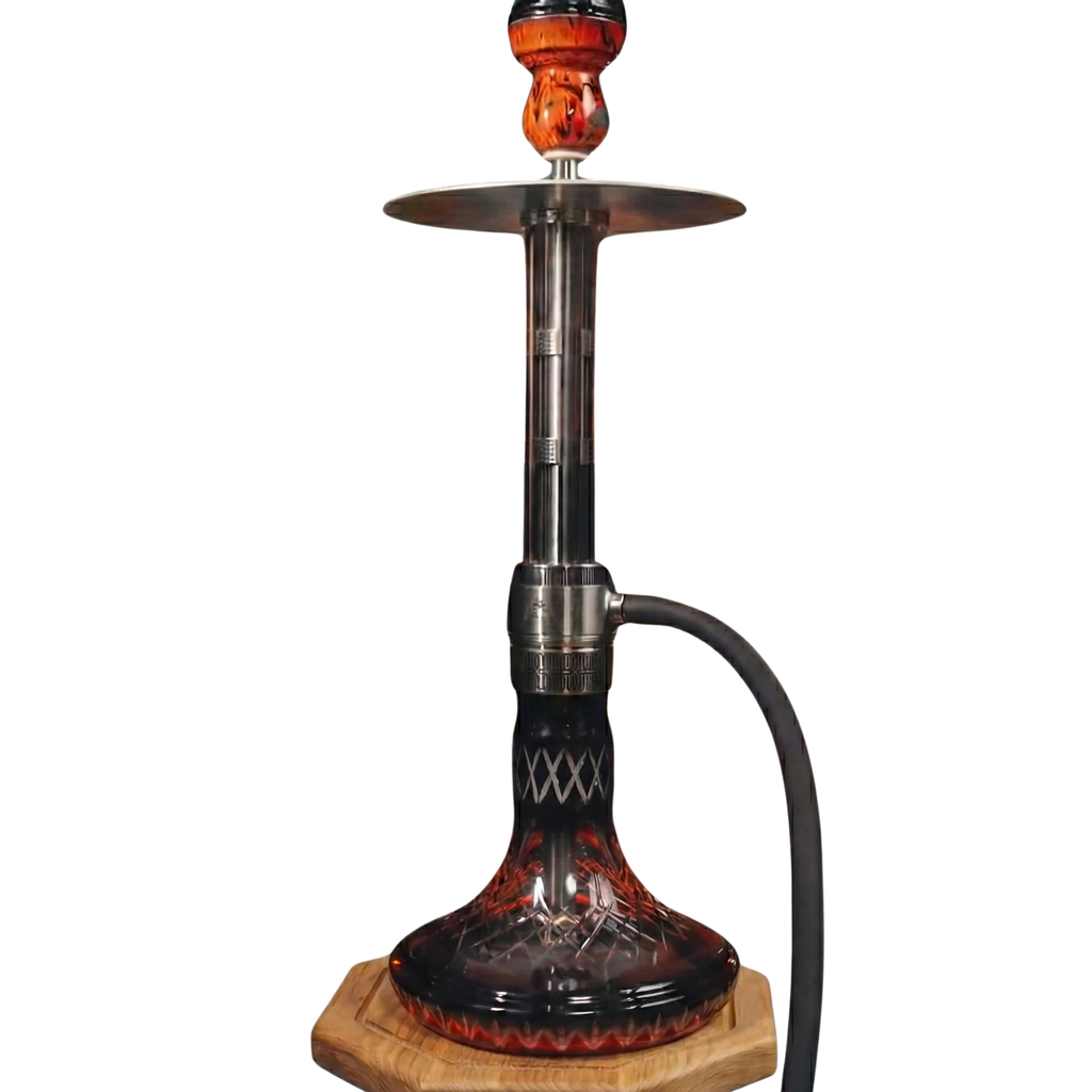 Terminator 304 stainless steel hookah set, large premium shisha with complete accessories, rust-proof durable construction, professional grade
