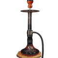 Terminator 304 stainless steel hookah set, large premium shisha with complete accessories, rust-proof durable construction, professional grade

